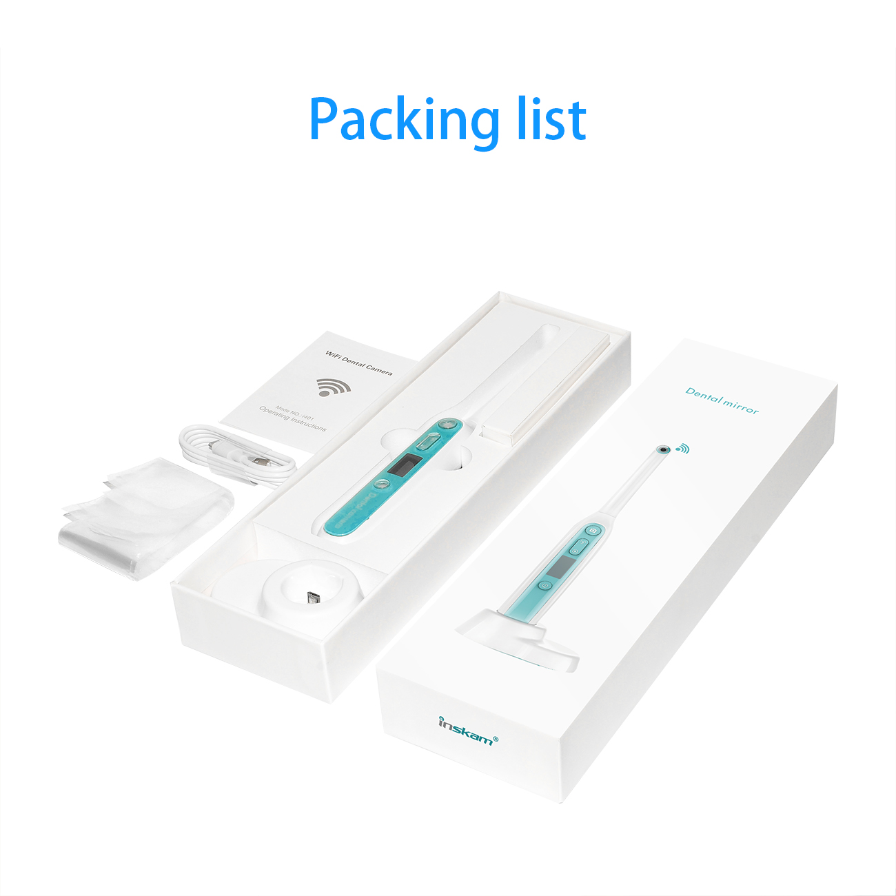 口腔镜内窥镜牙科内窥镜齿科内窥镜便携式高清口腔镜(图1)